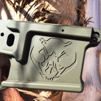 Painted Boar Engraving